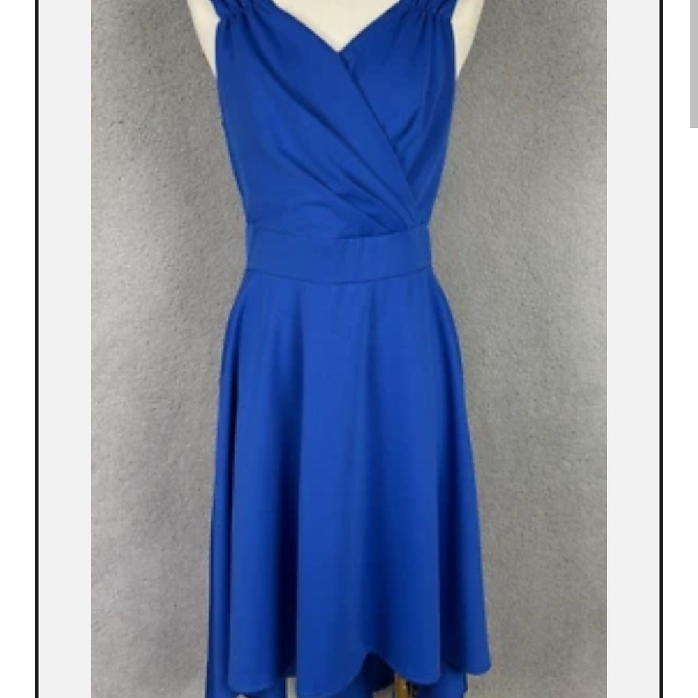Grace Karin Royal Blue Midi Dress